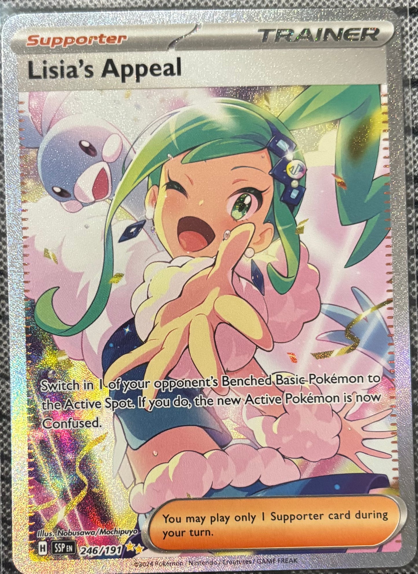 Lisia's Appeal #246 Pokemon Surging Sparks (NM)