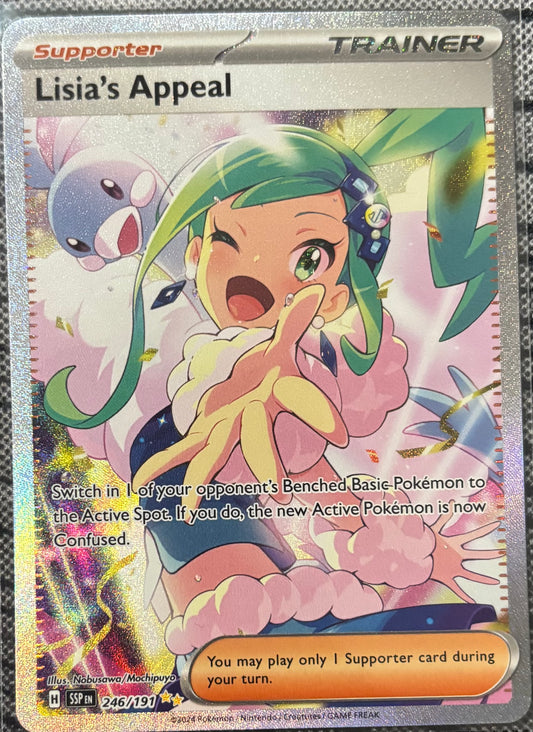 Lisia's Appeal #246 Pokemon Surging Sparks (NM)