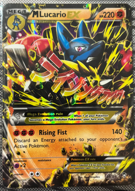 M Lucario EX #55 Pokemon Furious Fists (LP)