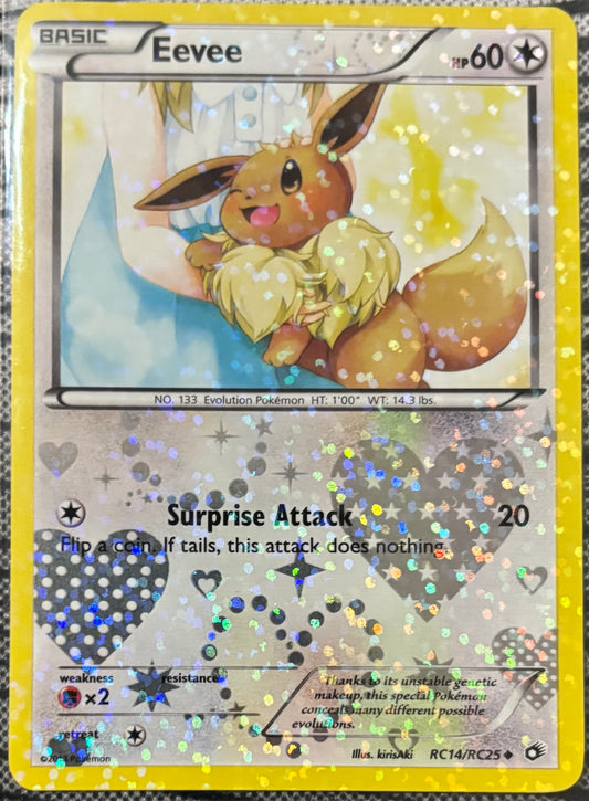 Eevee #RC14 Pokemon Legendary Treasures (NM)